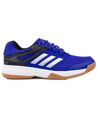 ADIDAS SPEEDCOURT K BLUE WHITE SHOES FOR HANDBALL AND VOLLEYBALL - UNISEX BLANCO
