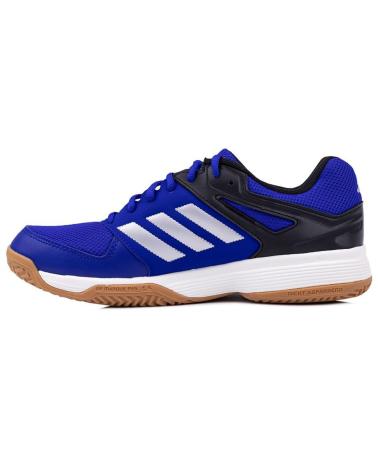 ADIDAS SPEEDCOURT K BLUE WHITE SHOES FOR HANDBALL AND VOLLEYBALL - UNISEX BLANCO