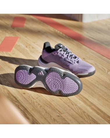 ZAPATILLAS ADIDAS STABIL 16 MORADAS PARA BALONMANO Y VÓLEY MORADO