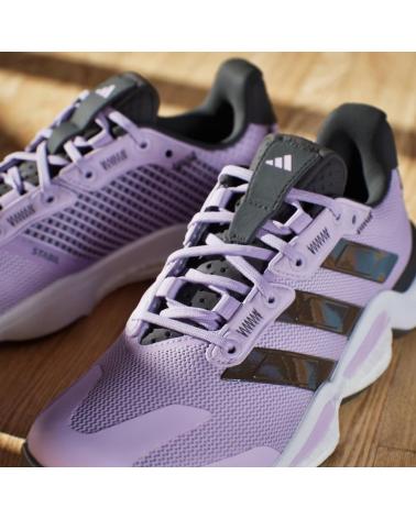 ZAPATILLAS ADIDAS STABIL 16 MORADAS PARA BALONMANO Y VÓLEY MORADO