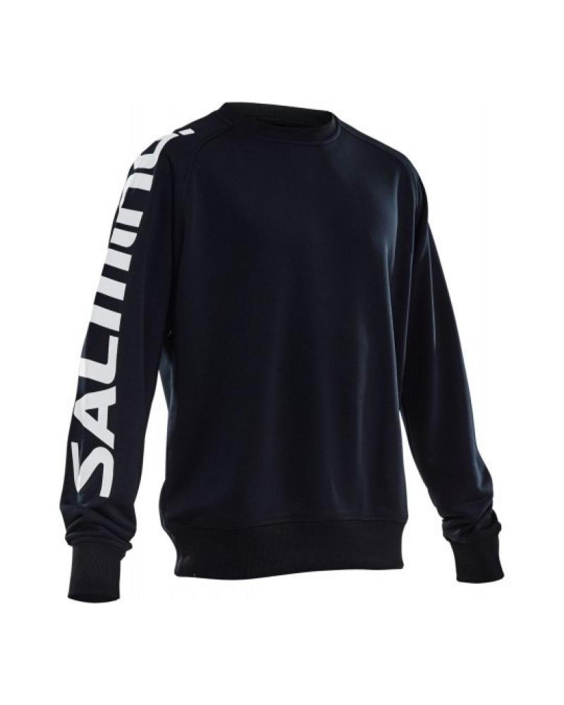 FELPA SALMING LOGO WARM UP NERA NEGRO