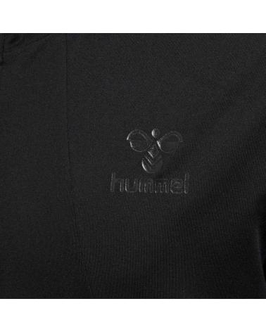 CHAQUETA HUMMEL ASTON NEGRA CON CAPUCHA Y CREMALLERA NEGRO