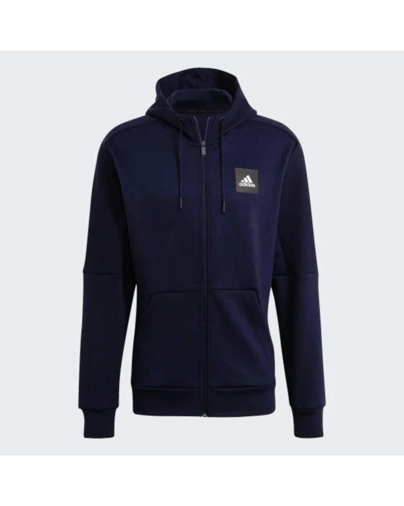 GIACCA FULL ZIP ADIDAS TINLEY BLU NAVY TINLEY