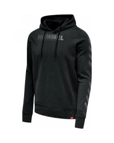 FELPA CON CAPPUCCIO HUMMEL LEGACY HOODIE NERA NEGRO