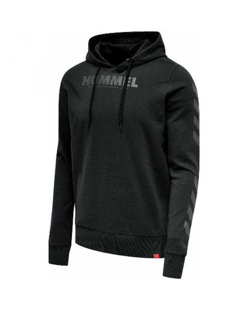 FELPA CON CAPPUCCIO HUMMEL LEGACY HOODIE NERA NEGRO