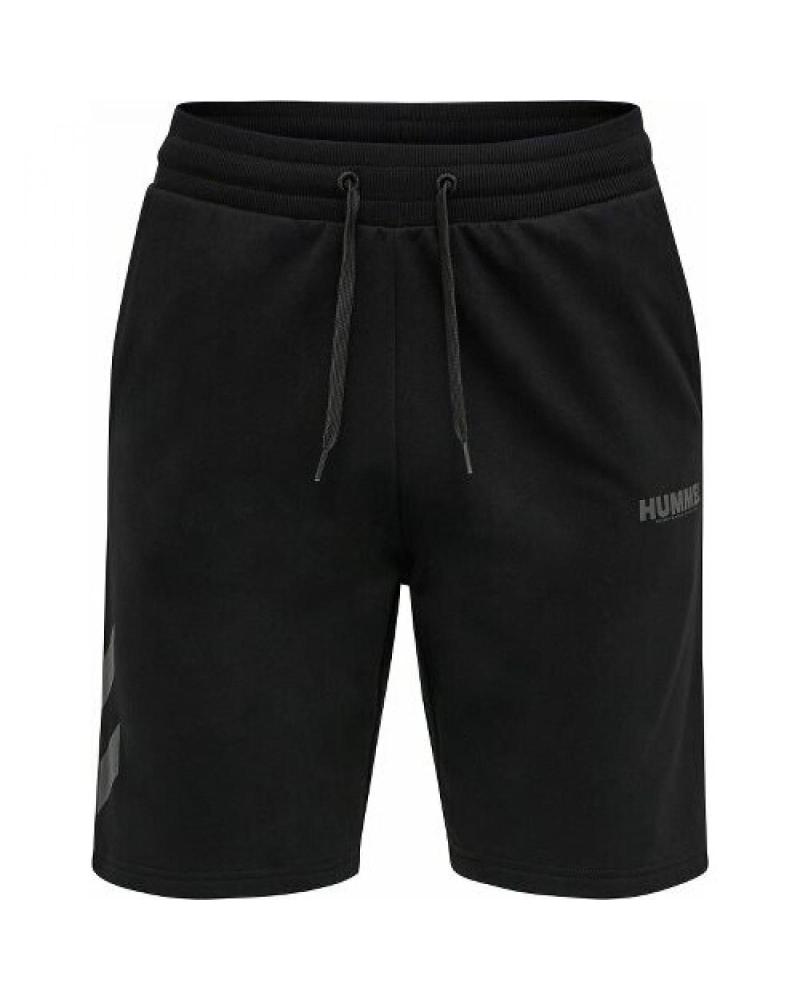 HUMMEL LEGACY CHEVRON BLACK BERMUDA SHORTS FOR MEN NEGRO