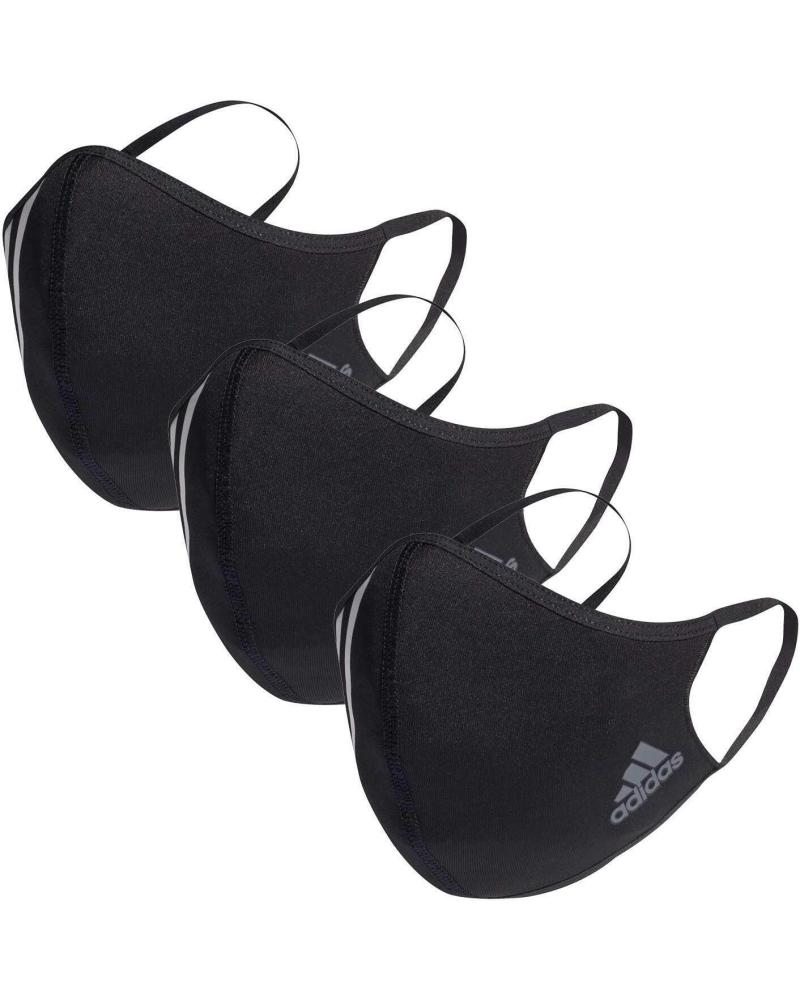 ADIDAS CVR REUSABLE BLACK MASKS M-L - PACK OF 3 UNITS (H08837) NEGRO