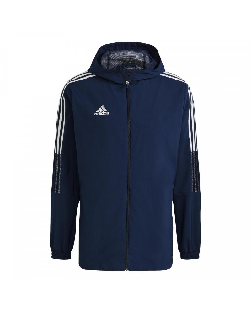 ADIDAS TIRO 21 WB WINDBREAKER JACKET BLUE AZUL