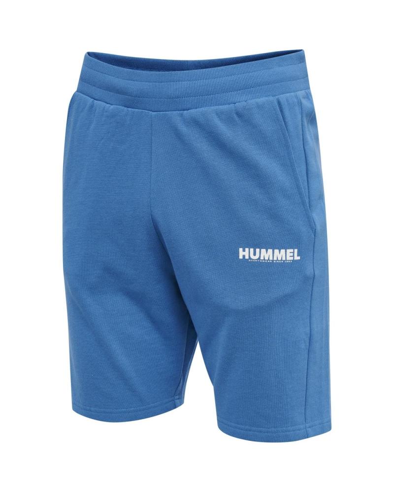 HUMMEL LEGACY CHEVRON BLUE BERMUDA SHORTS AZUL