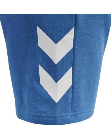 HUMMEL LEGACY CHEVRON BLUE BERMUDA SHORTS AZUL