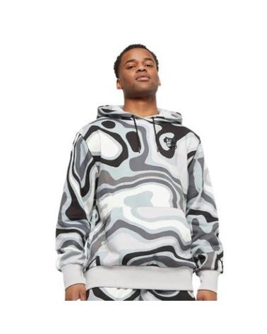 PUMA BOOSTER RALPH PRINT HOODIE WEISS-SCHWARZ BLANCO-NEGRO