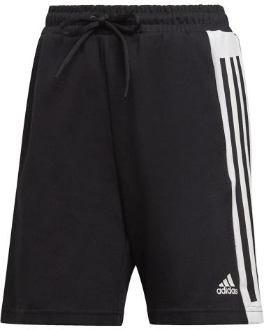 ADIDAS FUTURE ICONS 3-STRIPES SHORTS BLACK NEGRO