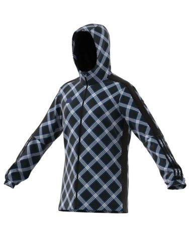 GIACCA ANTIVENTO ADIDAS TIRO WB CON CAPPUCCIO E FANTASIA GEOMETRICA VARIOS COLORES