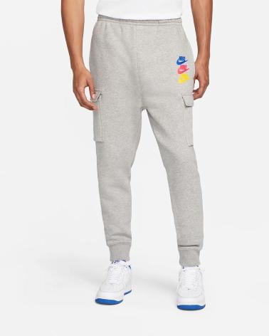 PANTALONI TUTA NIKE SPORTSWEAR STANDARD ISSUE GRIGIO GRIS