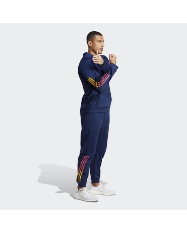 MOLETOM COM CAPUZ ADIDAS TRAIN ICONS AZUL AZUL