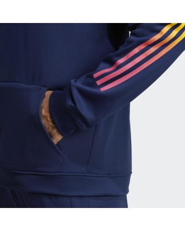 MOLETOM COM CAPUZ ADIDAS TRAIN ICONS AZUL AZUL