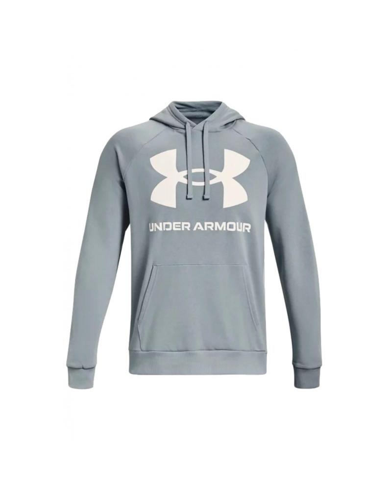 FELPA CON CAPPUCCIO UNDER ARMOUR RIVAL FLEECE BLU AZUL
