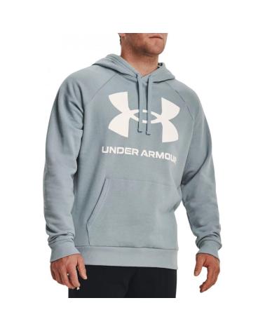 FELPA CON CAPPUCCIO UNDER ARMOUR RIVAL FLEECE BLU AZUL