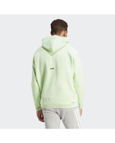 FELPA CON CAPPUCCIO ADIDAS Z.N.E. PREMIUM VERDE VERDE
