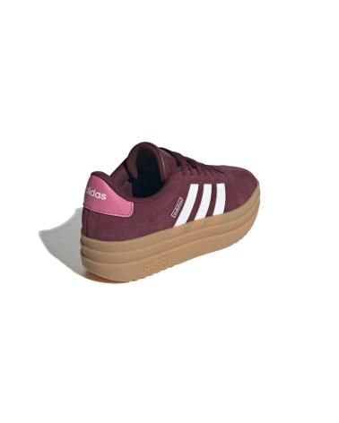BASKETS ADIDAS VL COURT BOLD J BORDEAUX À PLATEFORME SHARED-FTWWHT-PNKFUS
