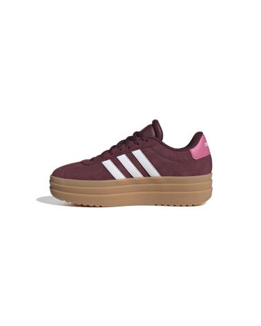 BASKETS ADIDAS VL COURT BOLD J BORDEAUX À PLATEFORME SHARED-FTWWHT-PNKFUS