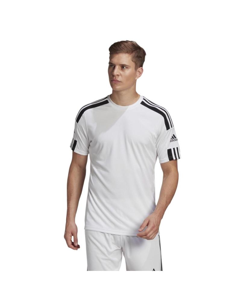 CAMISETA DE FÚTBOL ADIDAS SQUADRA 21 GN5723 BLANCA CON DETALLES NEGROS BLANCO