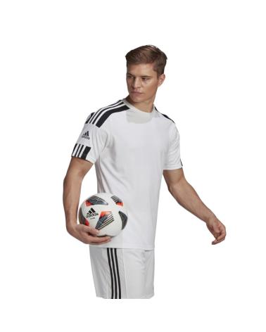 CAMISETA DE FÚTBOL ADIDAS SQUADRA 21 GN5723 BLANCA CON DETALLES NEGROS BLANCO