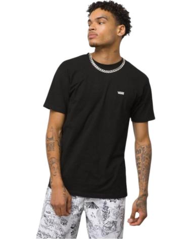 CAMISETA VANS OFF THE WALL LEFT CHEST LOGO NEGRA VN0A3CZEY281 NEGRO