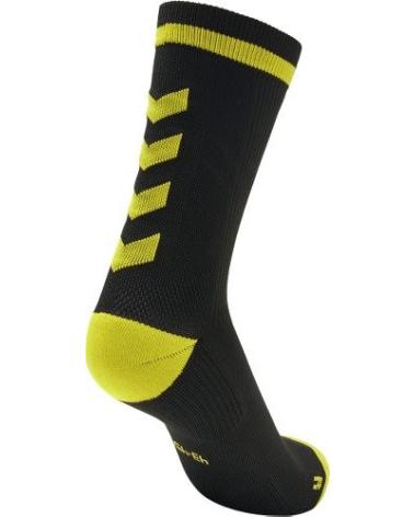 HUMMEL CALCETINES ELITE INDOOR SOCK LOW NEGRO AMARILLO NOIR JAUNE