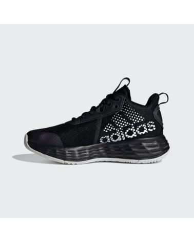 ADIDAS ZAPATILLAS OWNTHEGAME JUNIOR NEGRAS Y BLANCAS NEGRO