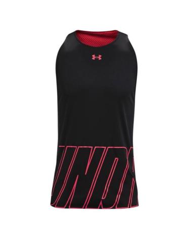 CAMISETA REVERSIBLE UNDER ARMOUR BASELINE NEGRA NEGRO