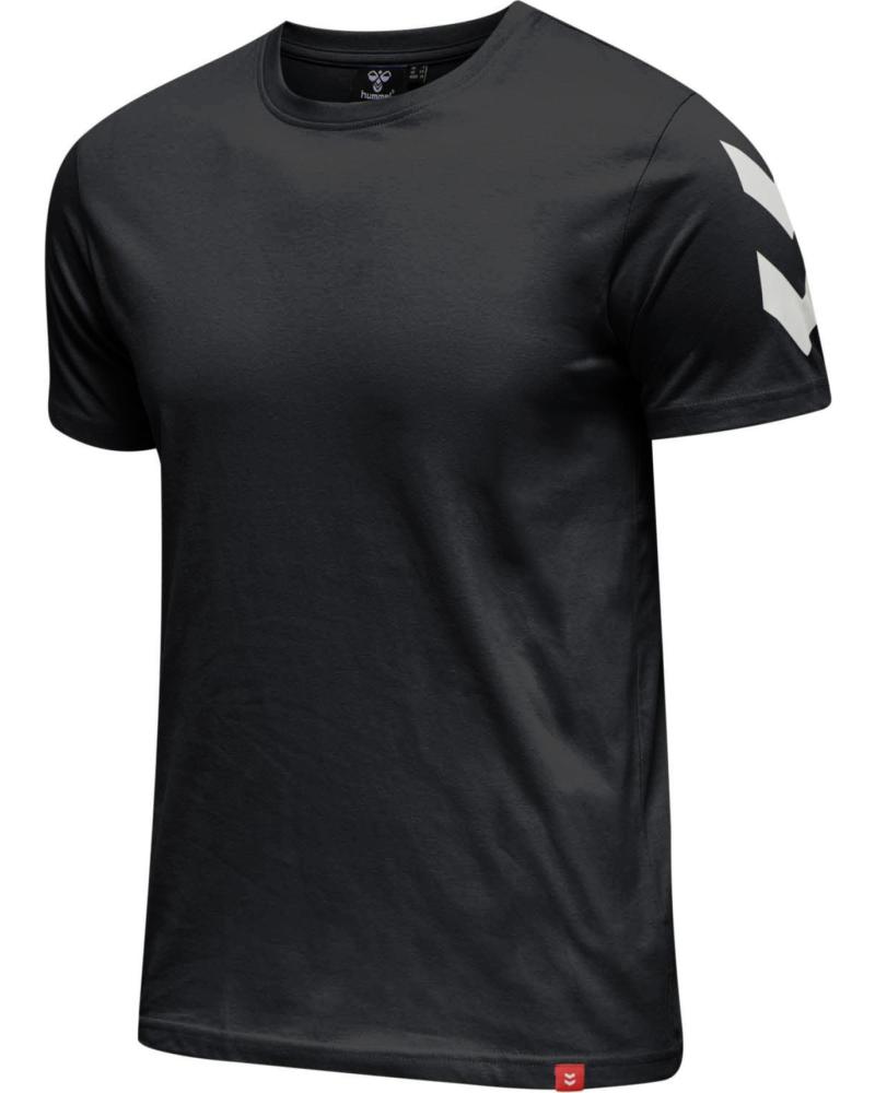 HUMMEL LEGACY CHEVRON T-SHIRT NOIR NEGRO