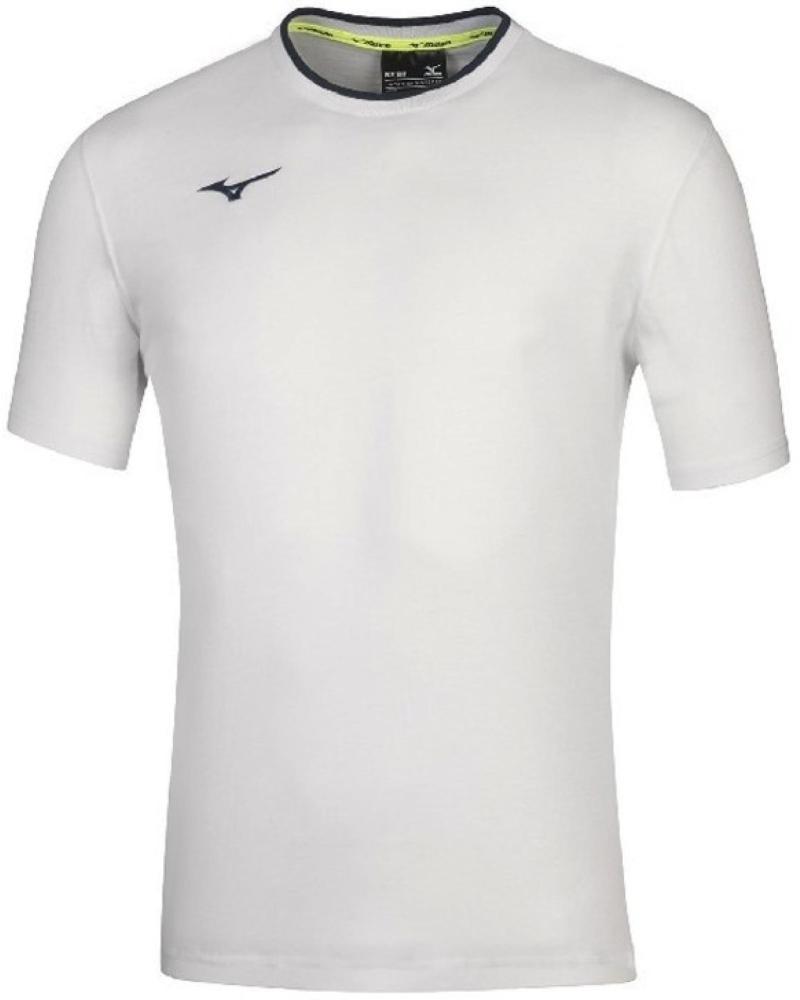 T-SHIRT MIZUNO MANCHES COURTES BLANC BLANCO