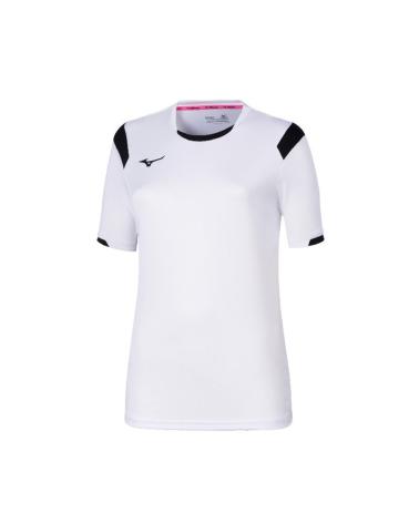 MAGLIETTA SPORTIVA MIZUNO BIANCA A MANICHE CORTE BLANCO