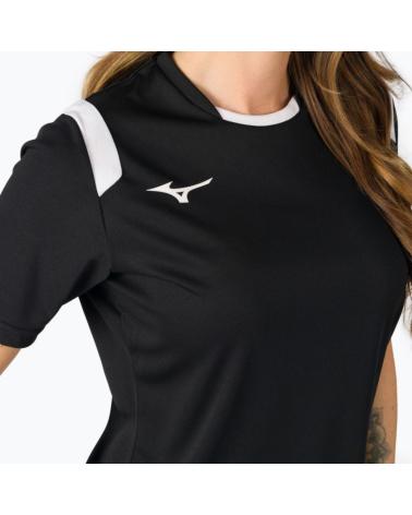 MAGLIETTA SPORTIVA MIZUNO MANICHE CORTE NERA NEGRO