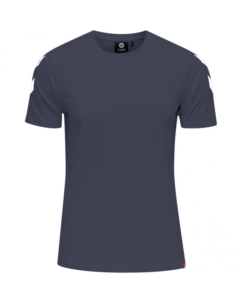 T-SHIRT DE SPORT HUMMEL LEGACY CHEVRON BLEU GRIS GRIS