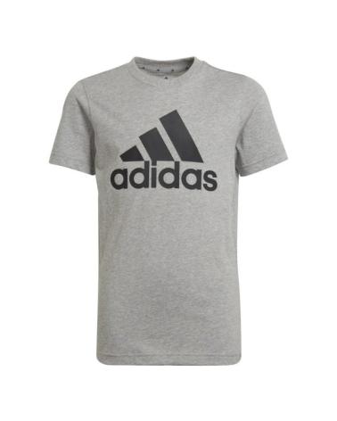 ADIDAS T-SHIRT LOGO ESSENTIALS GRIGIO GRIS