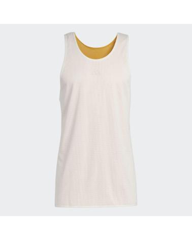 MAILLOT DE BASKETBALL RÉVERSIBLE ADIDAS JAUNE/BLANC AMARILLO