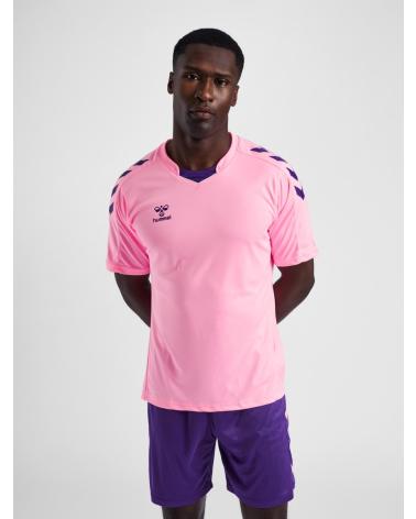 HUMMEL CAMISETA CORE ROSA AZUL-ROSA