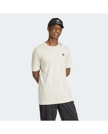 ADIDAS ESSENTIALS SINGLE T-SHIRT BRAUN MARRON