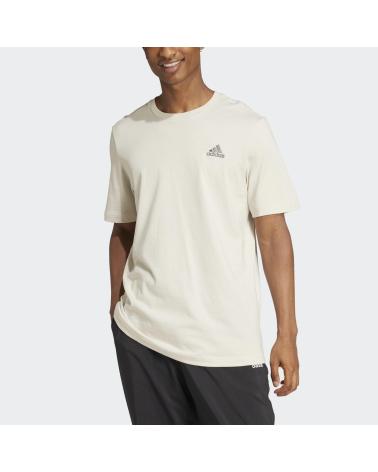T-SHIRT ADIDAS ESSENTIALS SINGLE MARRON MARRON