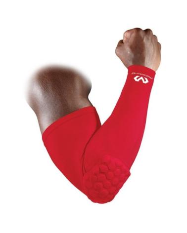 MCDAVID 6500 POWER SHOOTER - MANGA PROTECTORA CON HEXPAD ROJA ROJO