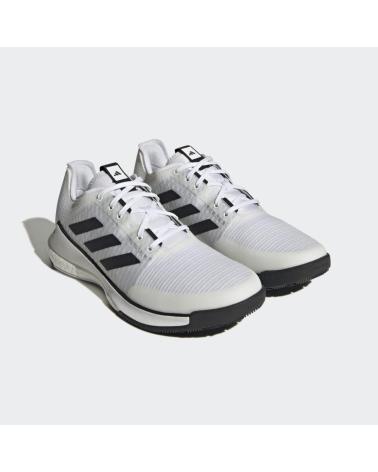 CHAUSSURES ADIDAS CRAZYFLIGHT HANDBALL ET VOLLEY BLANCHES BLANCO