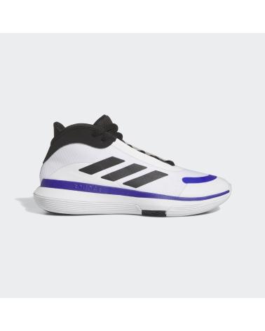 ADIDAS BOUNCE LEGENDS - WHITE/BLUE/BLACK BASKETBALL SHOES NEGRO