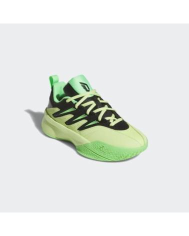 ADIDAS DAME CERTIFIED 3J JUNIOR BASKETBALL SHOES FLUORESCENT GREEN VERDE