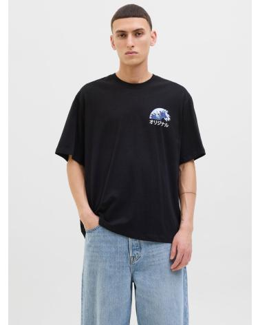 CAMISETA ESTAMPADA JACK & JONES 12278393 NEGRA NEGRO