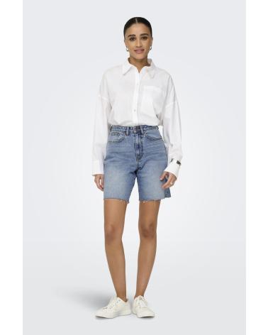 ONLY JEANS-SHORTS 15355930 BLAU AZUL