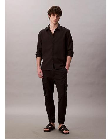 PANTALONES CALVIN KLEIN SKINNY ELASTIC RIPSTOP NEGRO NEGRO