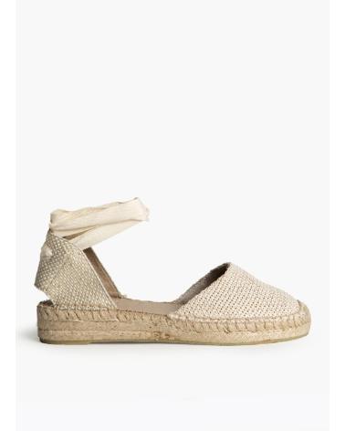 ESPADRILLAS KESLEM M5422B BEIGE CON LACCI ALLA CAVIGLIA BEIGE