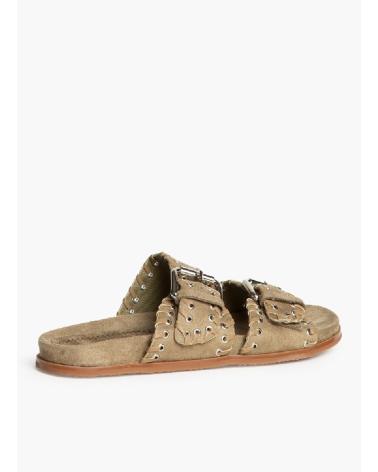 KESLEM M5455B KHAKI DOUBLE STRAP SANDALS KAKI